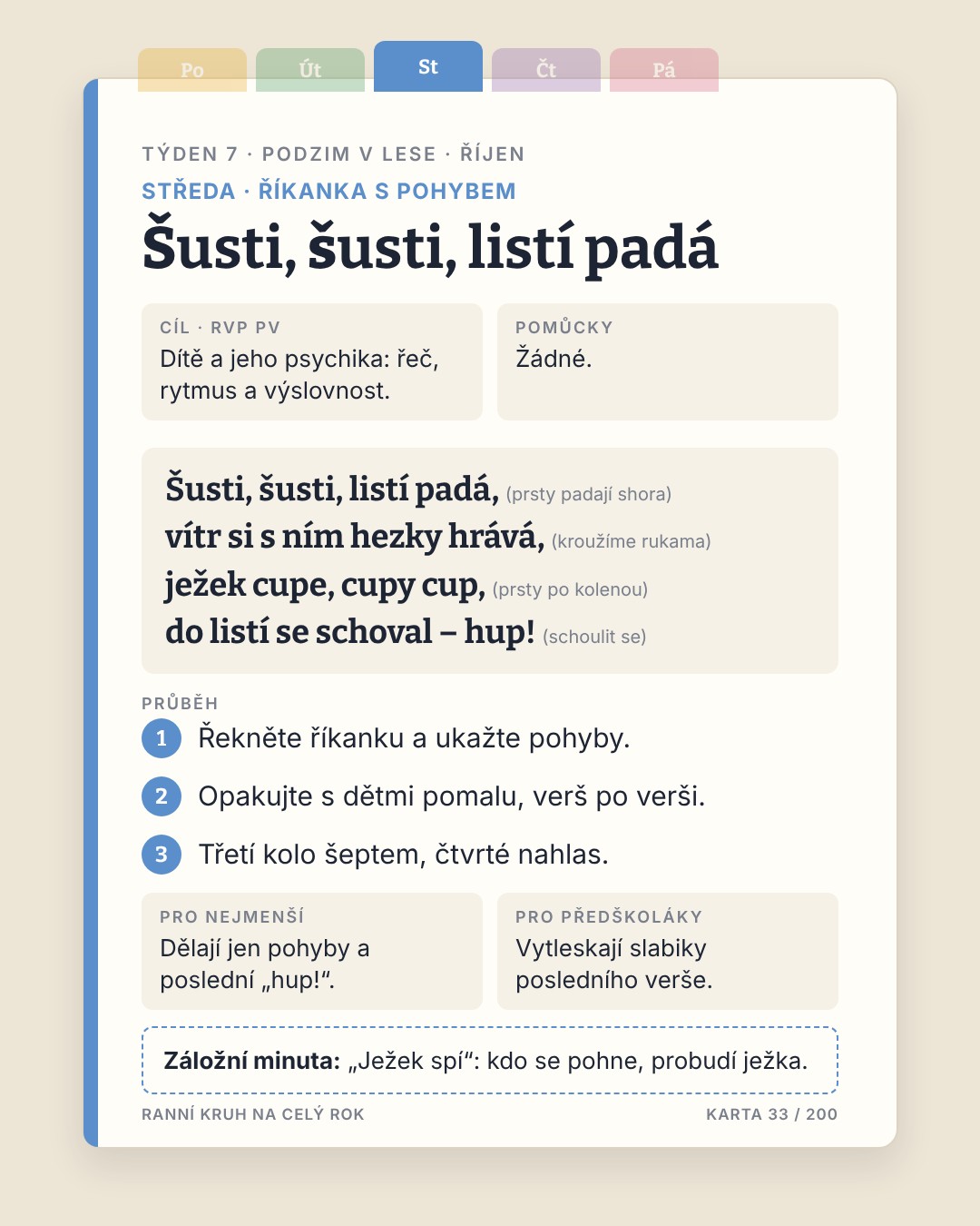 Ranní kruh · 3